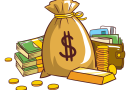 money-bag-with-pile-coins-and-bills-cash-on-transparent-background-paxs-ai-ir